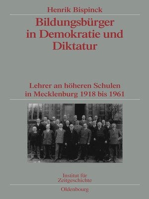 cover image of Bildungsbürger in Demokratie und Diktatur